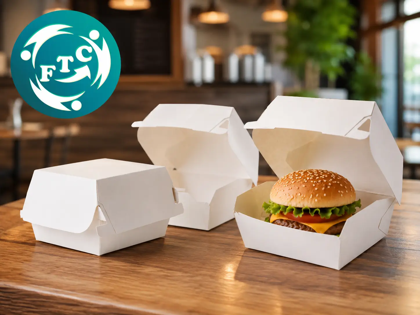 Thiết kế hộp giấy đựng hamburger góp phần tạo nên trải nghiệm trọn vẹn cho khách hàng