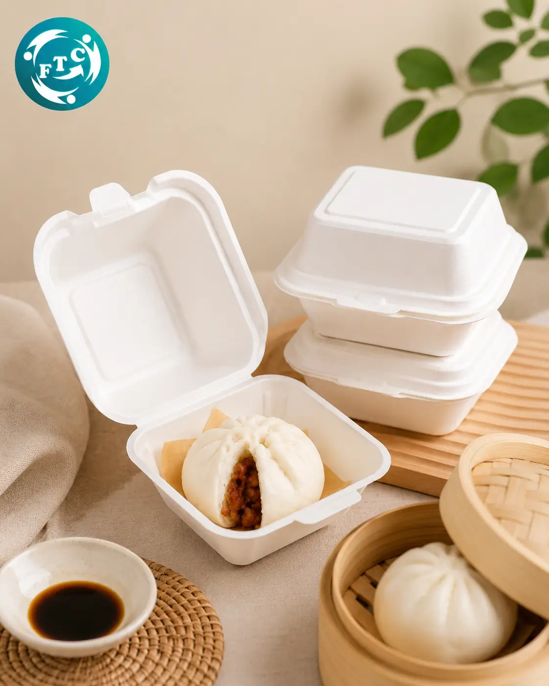 Một chiếc hộp giấy đựng bánh bao phù hợp sẽ giúp sản phẩm ghi điểm ngay từ ánh nhìn đầu tiên