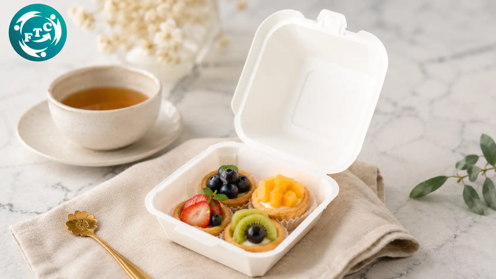 Mỗi đơn hàng trở nên chuyên nghiệp hơn khi được hoàn thiện bằng hộp giấy đồ ăn nắp gập đẹp mắt
