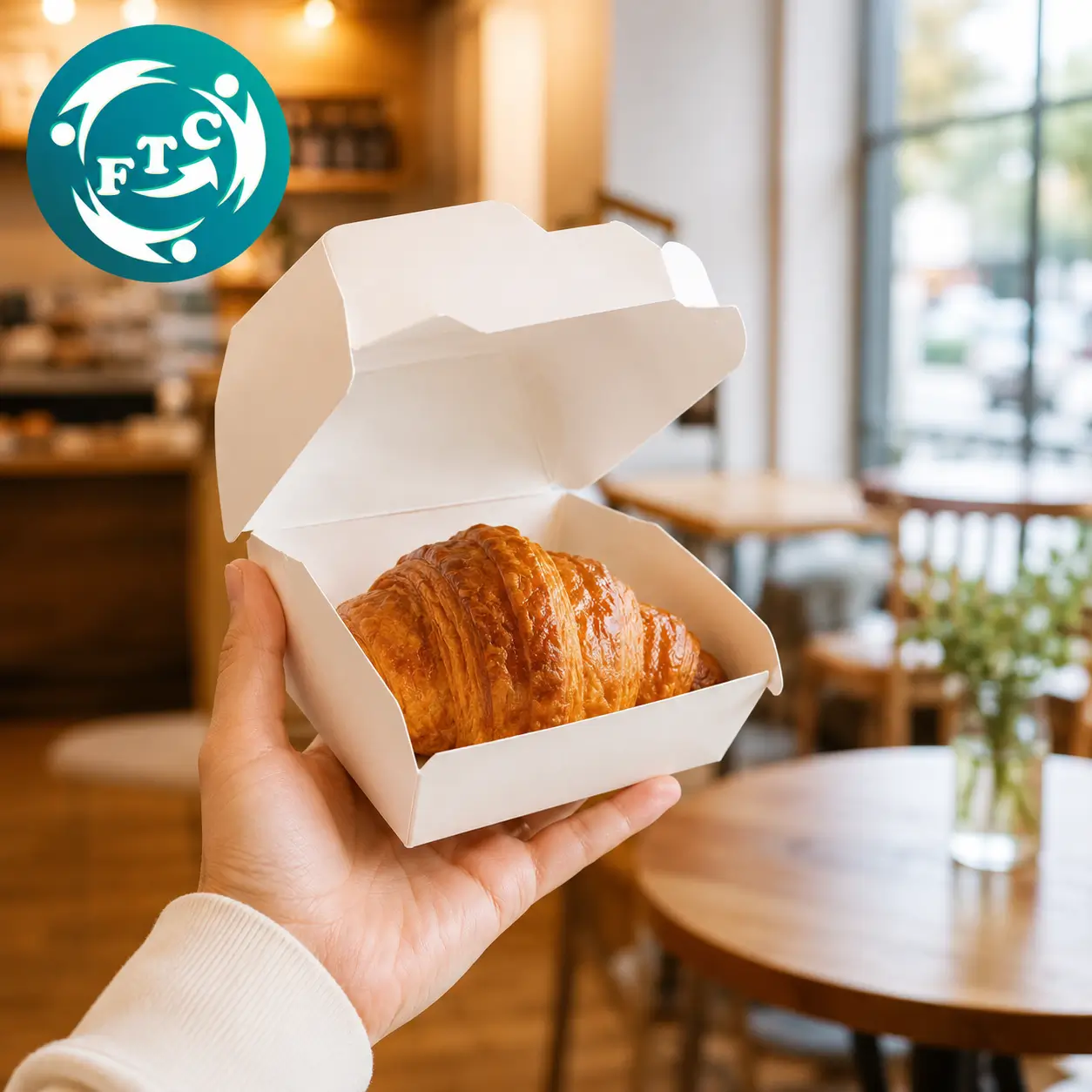 Hộp giấy thực phẩm take away là giải pháp bao bì phù hợp cho quán ăn, nhà hàng và thương hiệu F&B