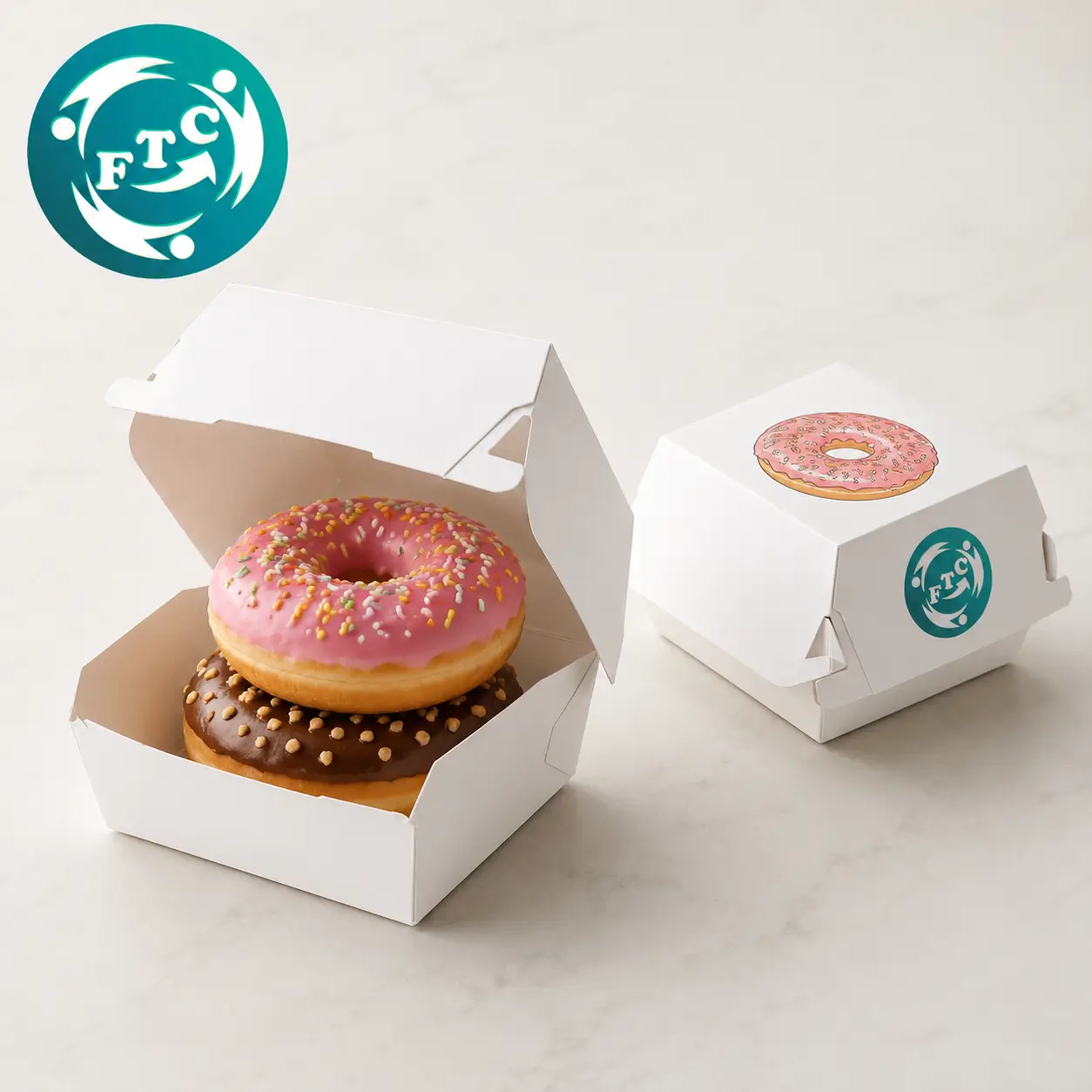 Hộp giấy đựng bánh donut mang đến giải pháp đóng gói tiện lợi cho bán mang đi và giao hàng