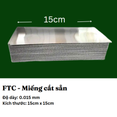 Miếng giấy bạc cắt sẵn 15cm x 15cm